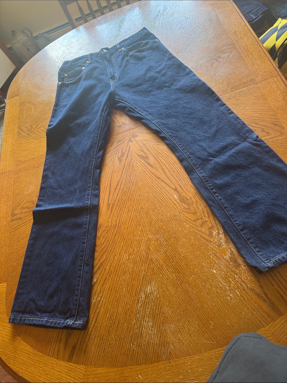 Levi's Men's Straight Dark Blue Jeans